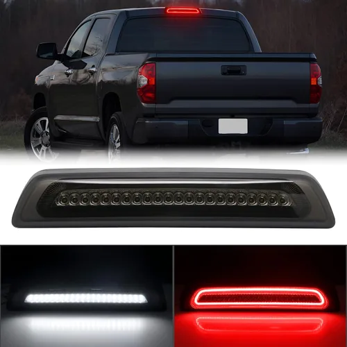 Vista 8 de R&F Auto Luz de freno LED estroboscópica de tercera con lente ahumada de repuesto para Tacoma 2016-2023 Limited SR SR5 TRD Off-Road TRD Pro