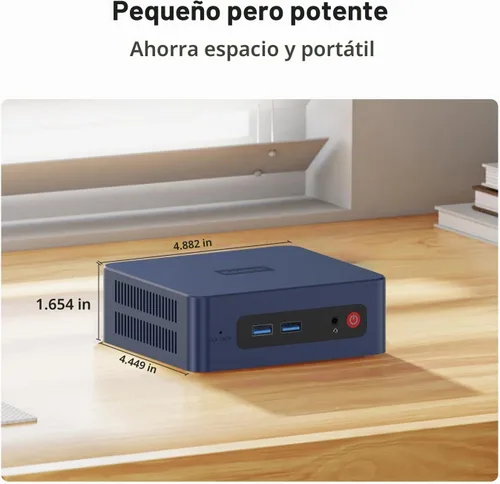 Vista 6 de Beelink SER3 Mini PC, Ryzen 3 3200U 2C/4T, 16G DDR4 500G PCIE3.0 X4 SSD