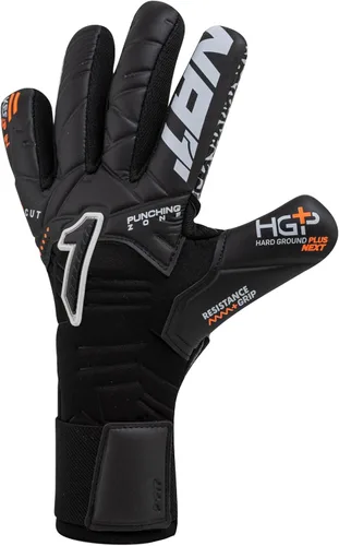 Vista 5 de Rinat Kratos-Prime Guantes de portero – Látex XP súper suave Corte negativo Absorción de impactos Correa ajustable Pulsera elástica