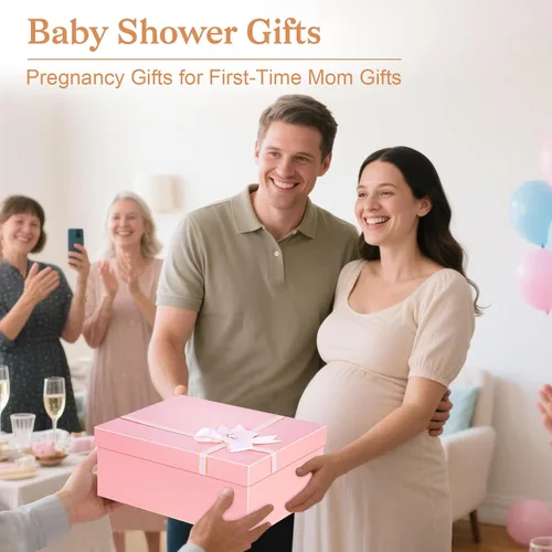 Vista 7 de Regalos para nuevos padres para parejas, regalos para mamá y papá por primera vez, regalos para futuros padres, revelación de género y regalos