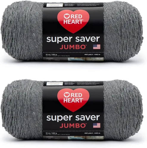 Vista 46 de Red Heart Super Saver Jumbo Ovillo de lana, Amatista
