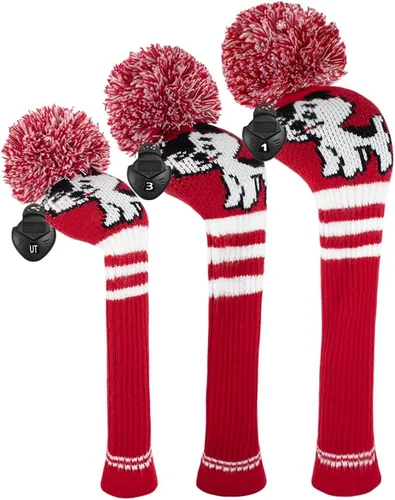 Vista 6 de Scott Edward Golf Headcovers for Woods Set of 3 Fits Well Driver(460cc) Fairway Wood and Hybrid(UT),Beautiful and Interesting Patterns