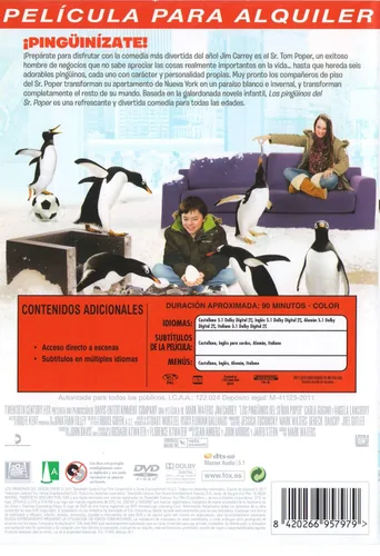 Vista 2 de Los pingüinos del Sr. Poper - edición alquiler