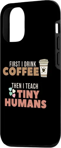Vista 2 de Funda para iPhone 15 I Teach Tiny Humans Back to School Preescolar Daycare Teacher Case