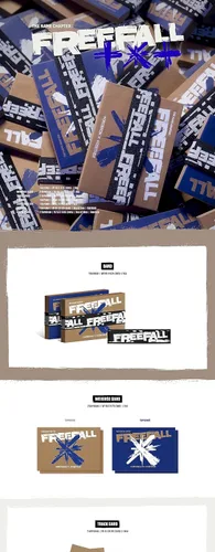 Vista 8 de TXT The Name Chapter : FREEFALL Contenido del 3er Álbum+Tarjeta Fotográfica+Pegatina+Seguimiento Sellado Tomorrow X Together