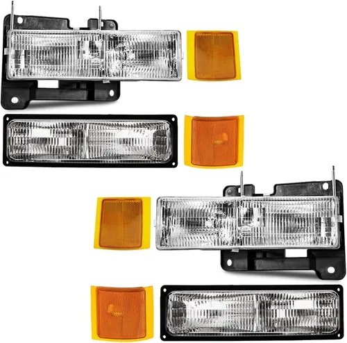 Vista 11 de EPIC LIGHTING Faros delanteros de repuesto de equipo original, marcadores de señal de estacionamiento, conjunto de luces traseras compatible