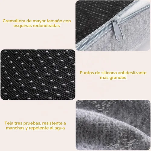 Vista 5 de Protectores de riel de cama para niños pequeños con almohadilla, protector de parachoques plegable de espuma con almohadillas dobles