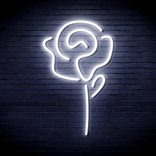 Vista 23 de ADVPRO Rose Flex Silicone LED Neon Sign - Blue - st16s32-fnu0034-b