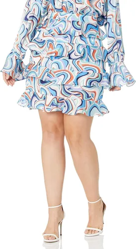 Vista 3 de KENDALL + KYLIE Falda con volantes para mujer, exclusiva de Tienda