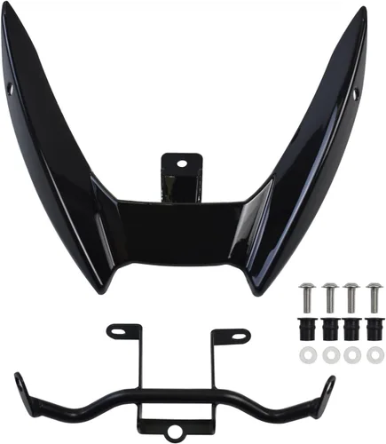Vista 6 de Cubierta de extensión de ala aerodinámica con pico de carenado delantero para motocicleta, alerones aptos para Ya-ma-ha MT09 FZ09 MT-09 FZ-09 FZ-09