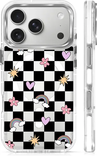 Vista 14 de Funda para iPhone 13/14 [compatible con Magsafe], funda magnética transparente de silicona a prueba de golpes con patrón de versículos de la Biblia