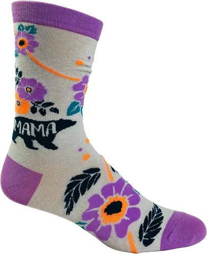 Vista 6 de Crazy Dog T-Shirts Calcetines para mujer con divertidos gráficos lindos para mujer