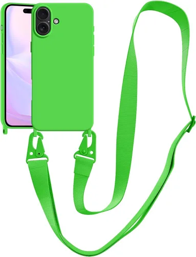 Vista 66 de Funda compatible con iPhone 8 Plus, iPhone 7 Plus/6 Plus/6S Plus con cordón, funda cruzada para iPhone con correa ajustable de silicona para iPhone