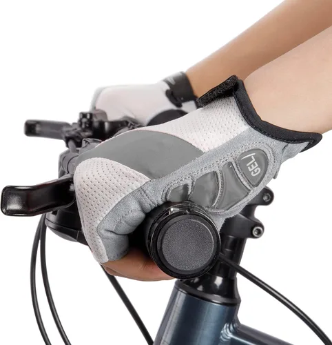 Vista 6 de Kadacha Guantes de ciclismo para hombres y mujeres guantes de bicicleta de carreteramontaña antideslizantes absorbentes acolchados guantes
