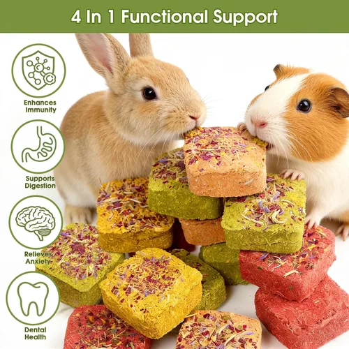 Vista 5 de Abizoo Bloques masticables de conejo de varios sabores para apretar