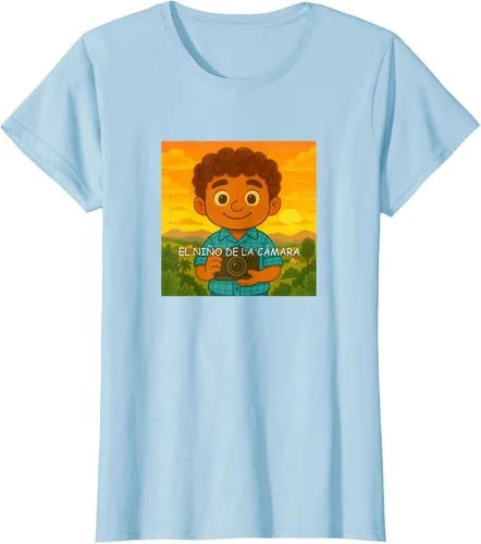 Vista 23 de Camiseta El Niño de la Cámara – Diseño Oficial del Cuento Ilustrado