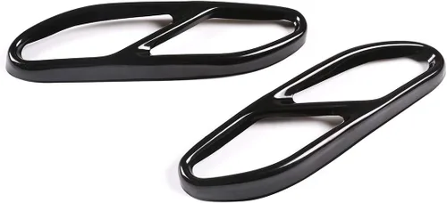 Vista 4 de Tapacubos de tubo de escape trasero de acero inoxidable para Mercedes Benz Clase S W222 C217 S320 S400 S500 2010-2017 AMG