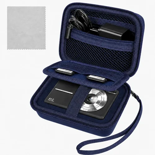 Vista 11 de Estuche protector y de transporte para cámara digital, AbergBest 21 megapíxeles 2.7" LCD recargable HD/Kodak Pixpro/Canon PowerShot ELPH 180/190