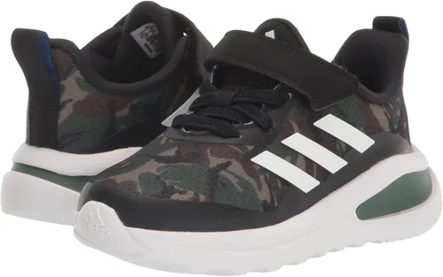 Vista 7 de adidas Tenis de correr unisex Fortarun-2022 para niños, Core NegroNube BlancoGris Seis