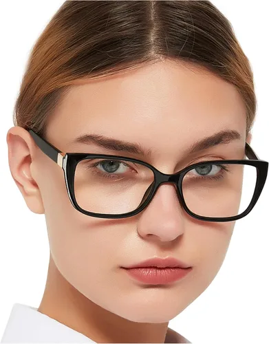 Vista 2 de OCCI CHIARI Lentes de lectura de diseño para mujer, 2.5, color negro, grandes lectores Fahion 1.0 1.25 1.50 1.75 2.0 2.25 2.50 2.75 3.0 3.5 4.0 5.0