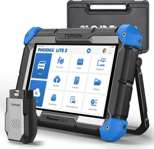 Vista 8 de TOPDON Herramienta de escaneo bidireccional Phoenix Lite 2, escáner OBD2