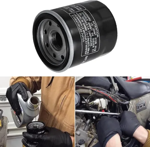 Vista 7 de LIYYOO 1UY-14451-00-00 Kit de bujías para filtro de aceite de filtro de aire, compatible con Yamaha Grizzly 660 YFM660 4x4 2002-2008 YFM660 Filtro