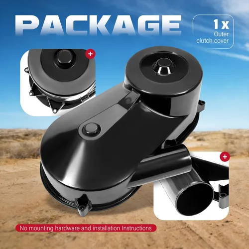 Vista 6 de HESACA - Cubierta exterior de embrague compatible con Polaris Big Boss Scrambler 1998-2001 Sportsman Magnum Worker Diesel 325 335 455 500 Reemplazo