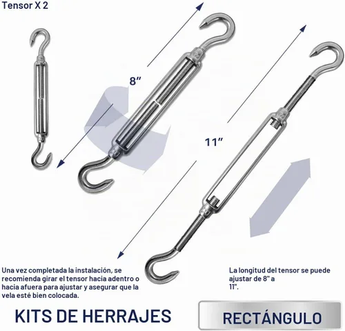 Vista 3 de Windscreen4less. Kit de instalación para persianas, Plateado