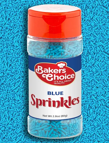 Vista 15 de Bakers Choice - Gránulos verdes para hornear, gránulos Jimmies para aderezos de helado, sin lácteos, Kosher de 2.8 onzas