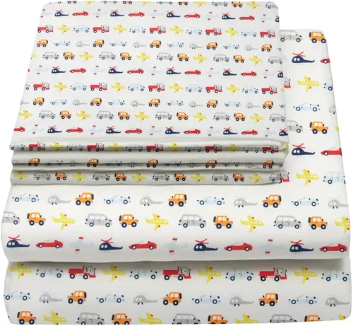 Vista 20 de Juego de sábanas tamaño individual para niños y niñas, sábanas para niños, linda sábana de cama, incluye sábana plana, ajustable y funda