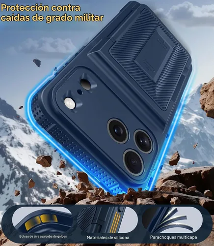 Vista 6 de Oneagle Funda tipo cartera para iPhone 17 Pro Max con tarjetero