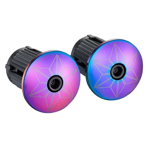 Vista 4 de Supacaz Super Sticky Kush Galaxy Oil Slick Bar Tape - Cinta de agarre para manillar de bicicleta de carretera