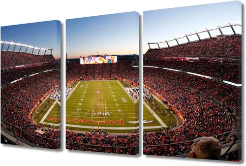 Vista 148 de Lincoln - Lienzo decorativo para pared, diseño de campo financiero de Filadelfia, paisaje de estadio de fútbol de Filadelfia, decoración de pared