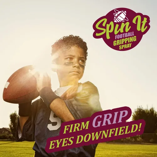 Vista 7 de Spin iT Football Grip Spray – Agarre firme con o sin guantes de fútbol – Complemento al equipo de entrenamiento de fútbol y accesorios de fútbol