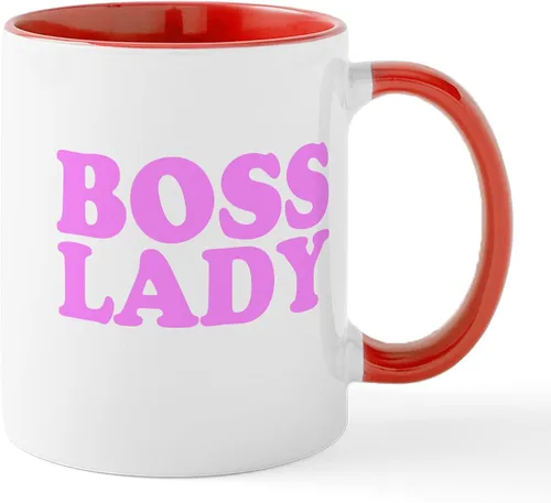 Vista 17 de CafePress – como un Boss Taza – El único Taza de café, taza de café, S, Blanco
