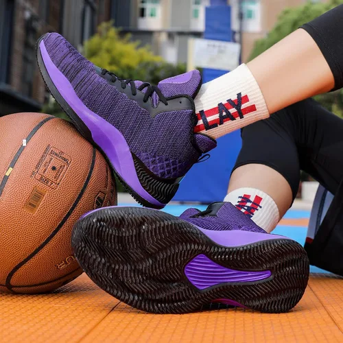 Vista 9 de Beita - Tenis de baloncesto para hombre, transpirables, antideslizantes.