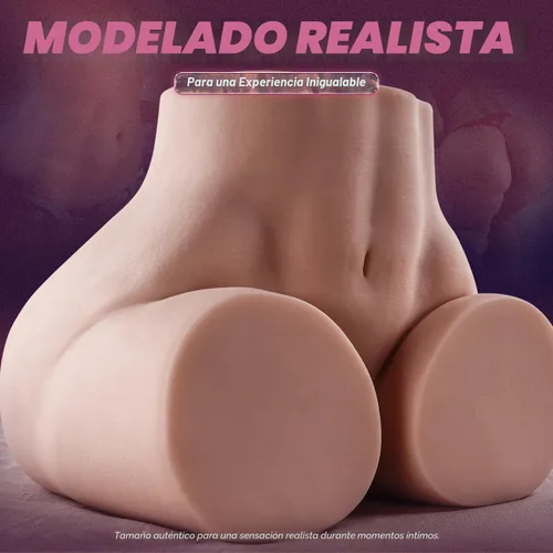 Vista 6 de Muñeca sexual discreta de 38.5 libras, masturbador masculino con equipaje, culo grande suave y coño de tamaño real, textura de piel femenina
