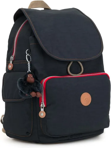 Vista 5 de Kipling Mochila City Pack para mujer, talla única, Azul (True Navy C)