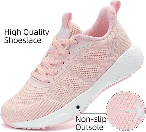 Vista 5 de Lamincoa Zapatos para caminar para mujer, tenis para correr, tenis y gimnasio