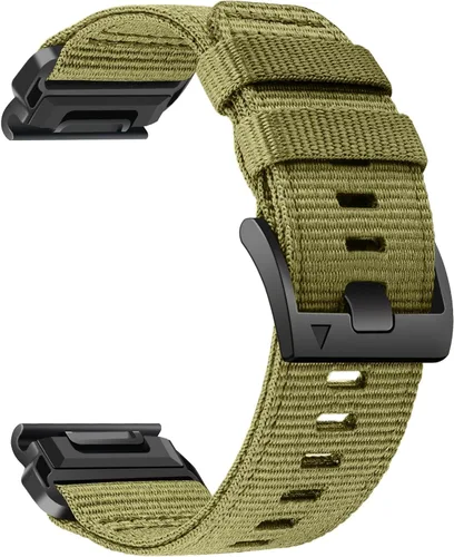 Vista 10 de Abanen Correas de Nylon Resistente para Garmin Fenix 8 51mm / Enduro/Instinct 2X / epix Pro 51mm, Correa Deportiva Ajustable con Cierre de Acero