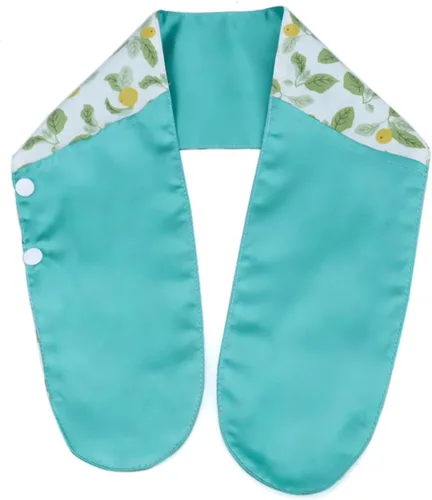 Vista 3 de Manoplas de eccema para arañazos para bebés con eccema o piel sensible, manoplas para raspar, ropa para tratamiento de eccema, Azul lago