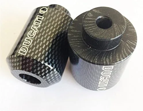 Vista 2 de Motocicleta fibra de carbono mano barra extremo para Ducati Supersport 916 996 998 999 1098S 1098R 1198