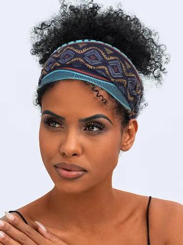 Vista 5 de Bohend Diademas anchas bohemias para mujer, 8 unidades, bandas elásticas antideslizantes para el cabello atléticas y yoga