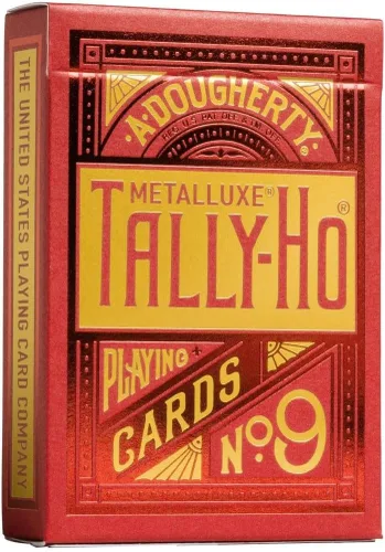Vista 8 de Tally-Ho MetalLuxe - Juego de cartas azules