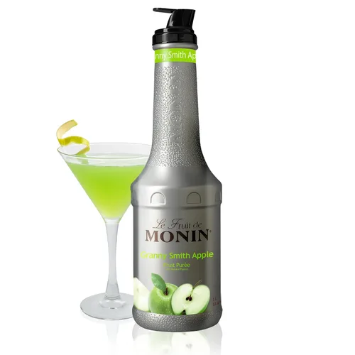 Vista 9 de Monin - Puré de cereza negra, sabores naturales, ideal para tés, limonadas, batidos y cócteles, sin OMG, vegano, sin gluten (1 litro)