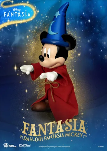 Vista 6 de Beast Kingdom Disney's Fantasia: Mickey DAH-041 Dynamic 8ction Heroes figura de acción, multicolor
