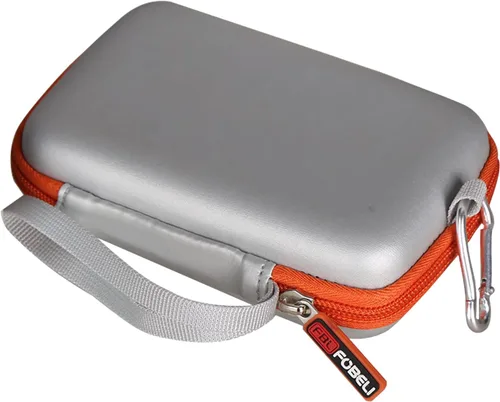 Vista 6 de FBLFOBELI Estuche rígido de EVA compatible con LaCie Rugged Mini 1 TB/ 2 TB/ 4 TB/ 5 TB disco duro externo HDD portátil (solo funda)