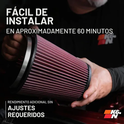 Vista 8 de K&N 77-1563KP - Kit de admisión de alto rendimiento