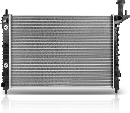 Vista 16 de SCITOO Conjunto de radiador de aluminio refrigerante del motor para 1986-1994 para Nissan D21 2.4L 3.0L 1987 para Nissan para Pathfinder 2.4L