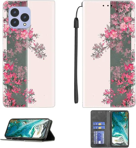Vista 156 de Aroepurt Funda para UMIDIGI G1 Plus compatible con UMIDIGI G1 Plus Funda para teléfono Funda de piel sintética con función atril magnética CPT15